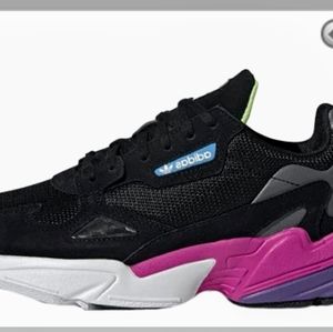 adidas falcon black purple